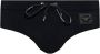 Dolce & Gabbana Strandkleding Zwarte zwembroek met geborduurde veters en logo-applicatie Black Heren - Thumbnail 3