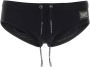 Dolce & Gabbana Zwarte stretch nylon zwembroek Black Heren - Thumbnail 1