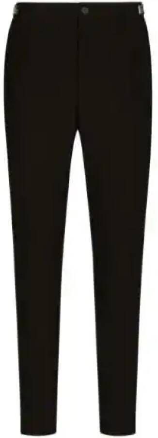 Dolce & Gabbana Stretch Design Pantalons Zwart Heren