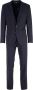 Dolce & Gabbana Blauw Wol Formeel 2-Delig Pak Black Heren - Thumbnail 1