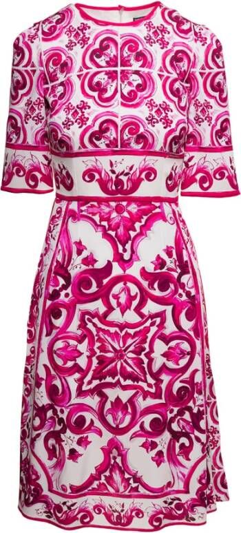 Dolce & Gabbana Summer Dresses Roze Dames