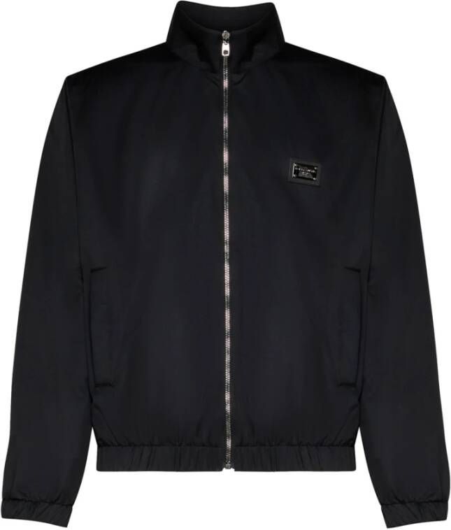 Dolce & Gabbana Stijlvolle Zip-through Sweatshirt voor Heren Black Heren