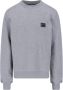 Dolce & Gabbana Luxe Grijze Katoenen Sweatshirt Ss25 Gray Heren - Thumbnail 1