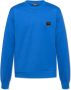 Dolce & Gabbana Logo Plaque Sweatshirt Blue Heren - Thumbnail 1