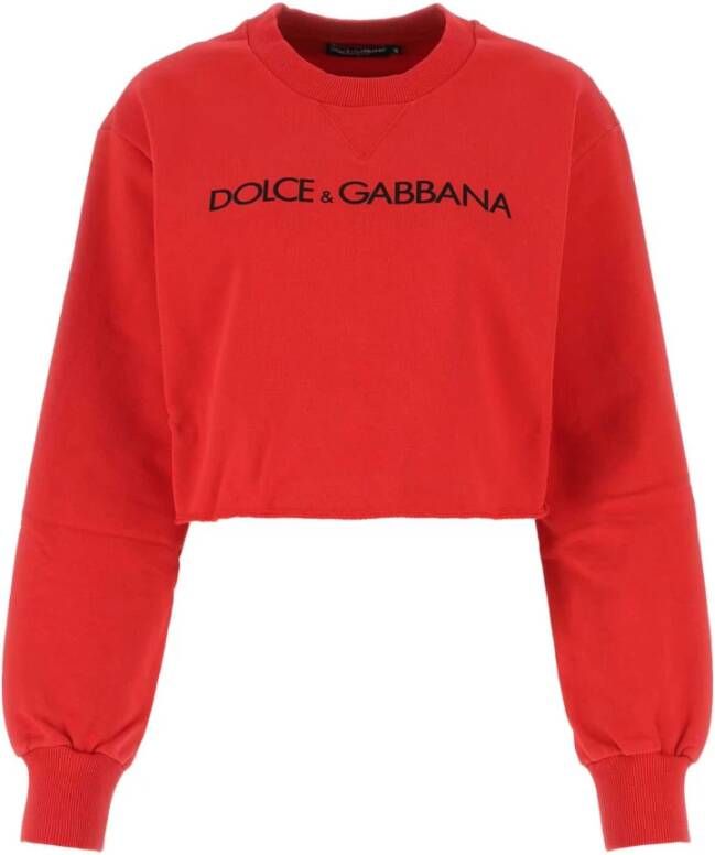 Dolce & Gabbana Sweatshirt Rood Dames