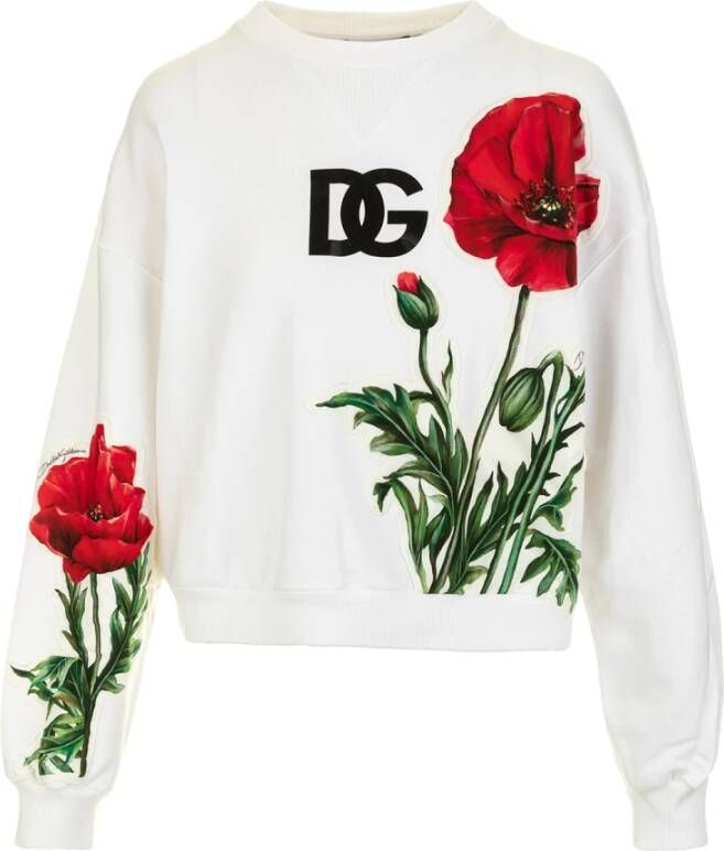Dolce & Gabbana Sweatshirt Wit Dames