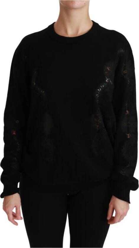 Dolce & Gabbana Sweatshirt Zwart Dames