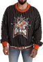 Dolce & Gabbana King Print Sweater Stijlvolle Trainingshirt Black Heren - Thumbnail 1