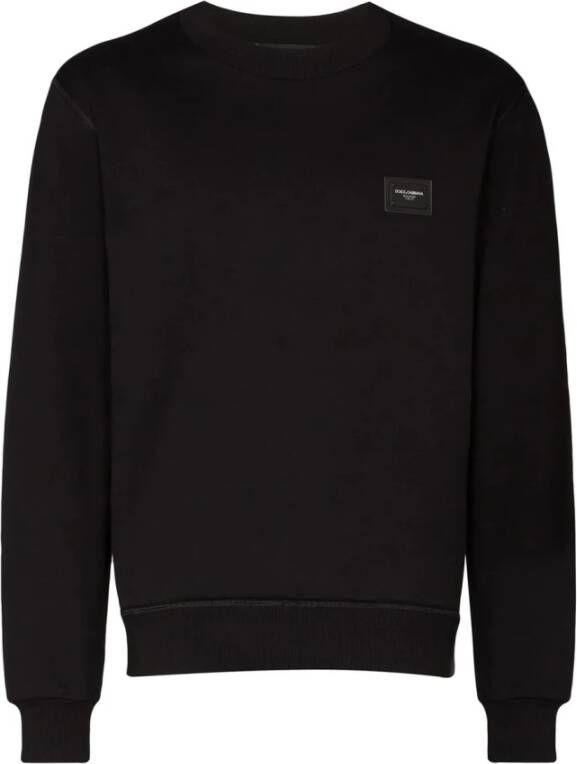 Dolce & Gabbana Trainingsshirt Comfortabel en Stijlvol Black Heren