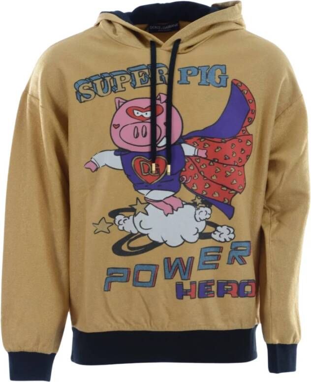Dolce & Gabbana Sweatshirts Geel Heren