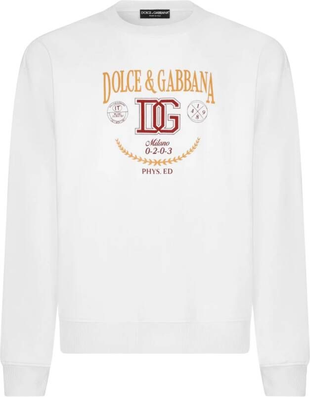 Dolce & Gabbana Witte Sweaters White Heren