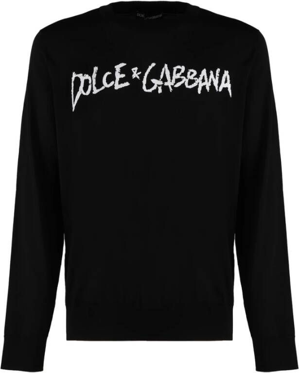 Dolce & Gabbana Upgrade je casual garderobe met Black Sicily Sweatshirt Black Heren