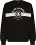 Dolce & Gabbana Jersey Sweatshirt met DG Logo Print Black Heren - Thumbnail 1