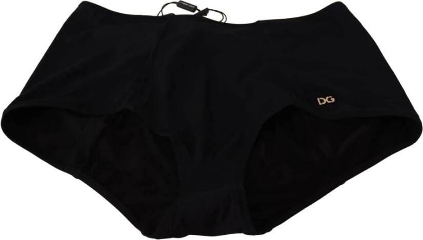 Dolce & Gabbana Stijlvolle Zwemkleding O2A06Jfuga2N0000 Black Dames