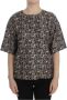 Dolce & Gabbana Betoverende Sicilië Zijden Blouse met Middeleeuwse Sleutelprint Multicolor Dames - Thumbnail 1
