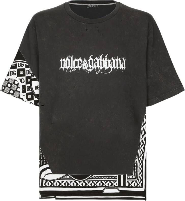 Dolce & Gabbana T-shirt Grijs Heren