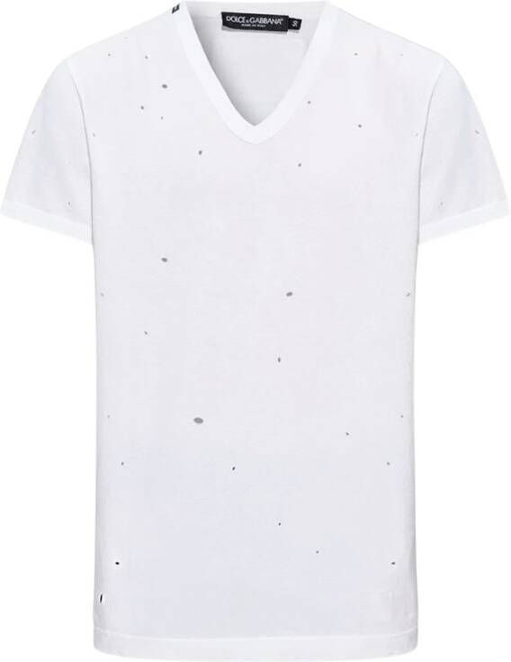 Dolce & Gabbana T-shirt Re-Edition S S 2001 collectie White Heren