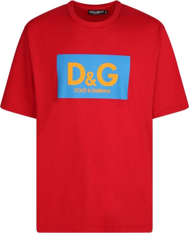 Dolce & Gabbana T-shirt Rood Heren