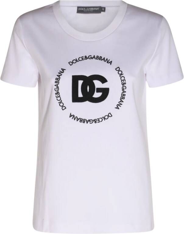 Dolce & Gabbana Lichte en Natuurlijke Witte T-shirt White Dames
