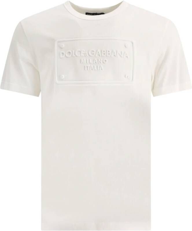 Dolce & Gabbana T-Shirt Wit Heren