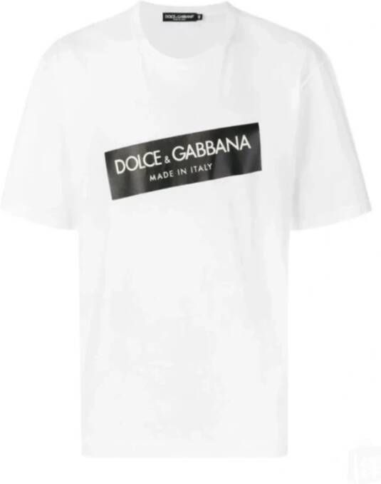 Dolce & Gabbana T-shirt Wit Heren