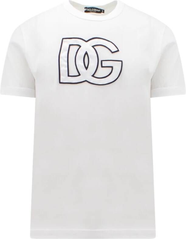Dolce & Gabbana Witte Ss23 Heren T-Shirt Stijlvolle Upgrade White Heren