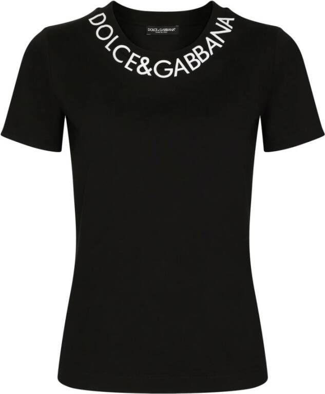 Dolce & Gabbana T-Shirt Zwart Dames