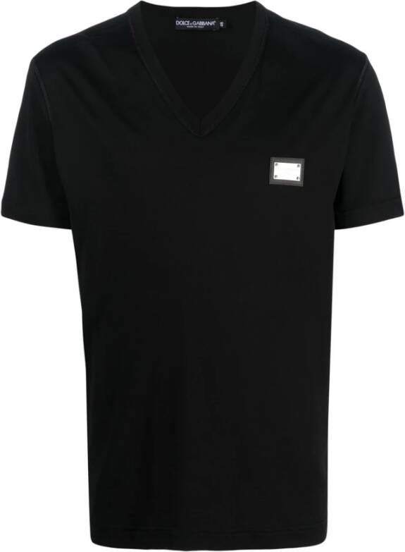 Dolce & Gabbana Zwarte T-shirts & Polos voor Heren Black Heren
