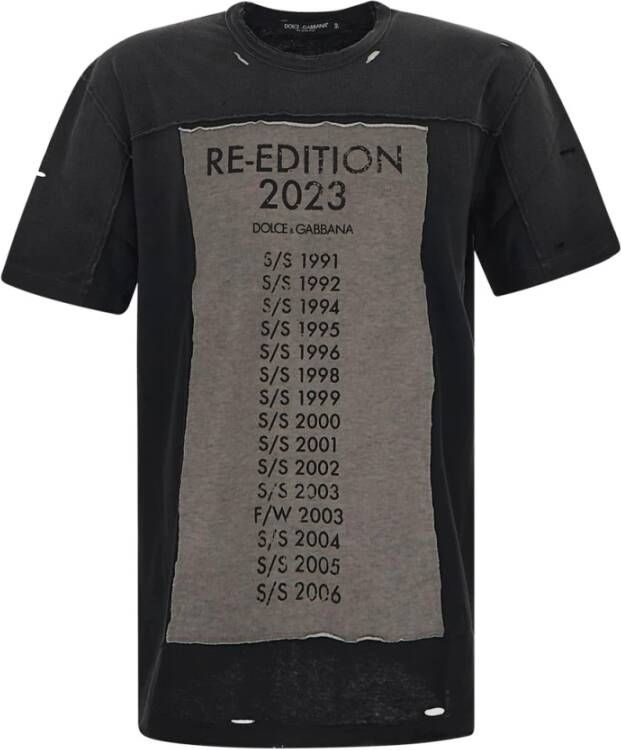 Dolce & Gabbana T-shirt Zwart Heren