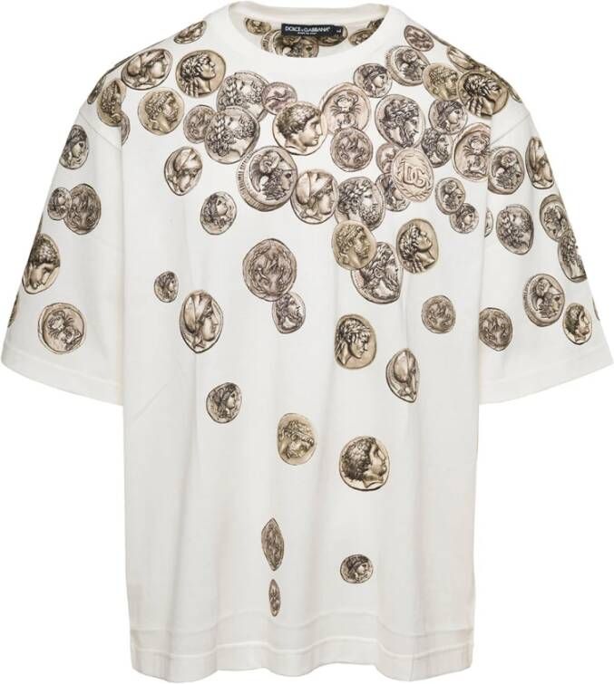 Dolce & Gabbana T-Shirts Beige Heren