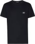Dolce & Gabbana Oversized Katoenen T-shirt met Metalen Monogram Blue Heren - Thumbnail 1