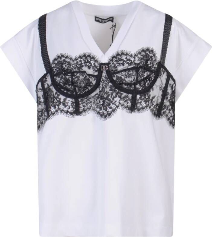 Dolce & Gabbana T-shirts Wit Dames