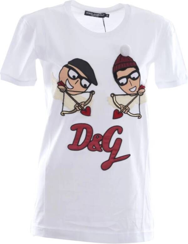 Dolce & Gabbana T-Shirts Wit Dames