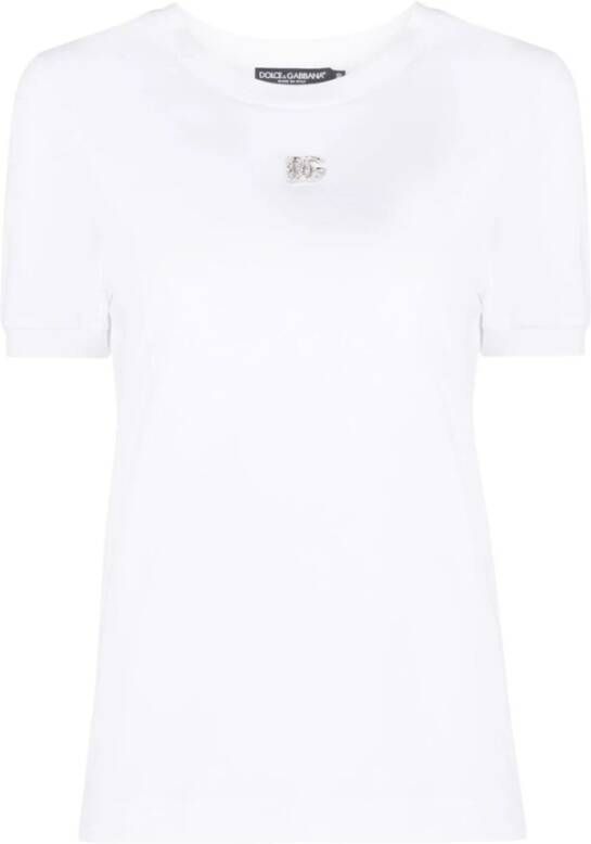 Dolce & Gabbana Witte T-shirts en Polos van White Dames