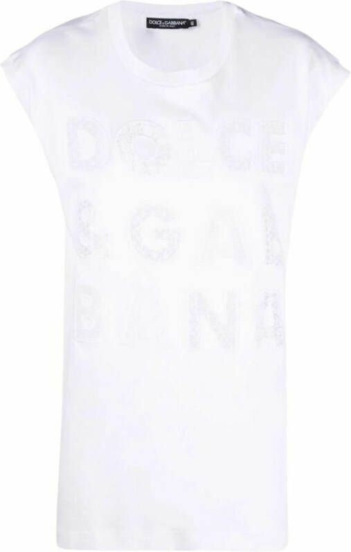 Dolce & Gabbana T-Shirts Wit Dames
