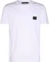 Dolce & Gabbana Wit T-shirt met Logo-Plaque voor Casual Gelegenheden White Heren - Thumbnail 1