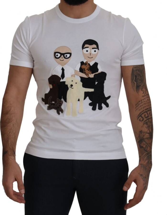 Dolce & Gabbana T-Shirts Wit Heren