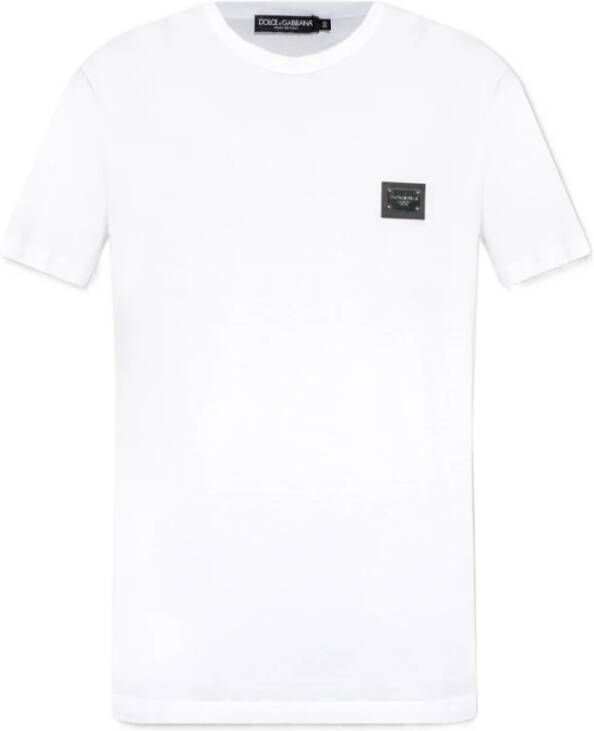 Dolce & Gabbana T-Shirts Wit Heren