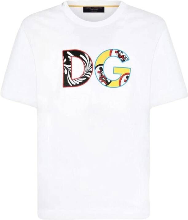 Dolce & Gabbana T-Shirts Wit Heren