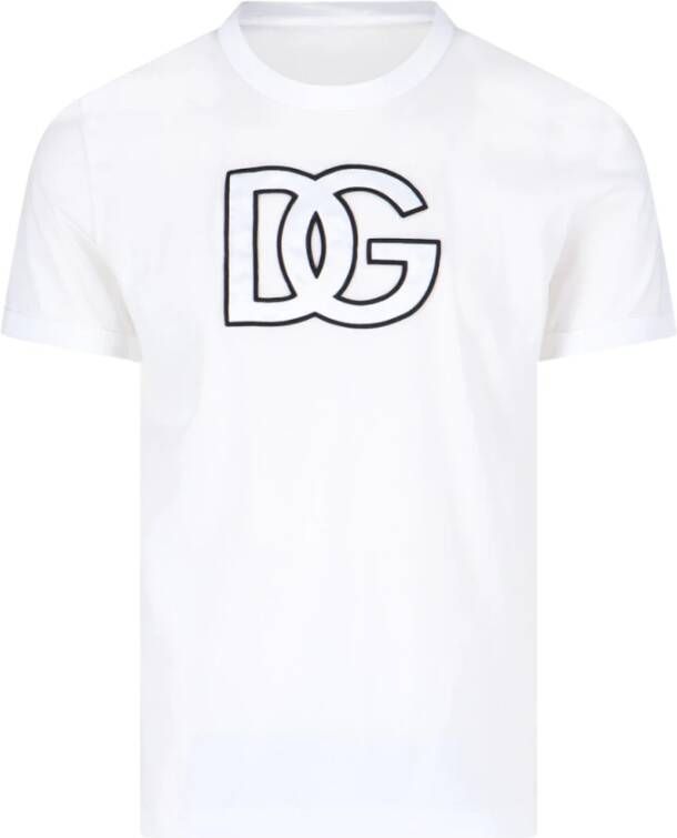 Dolce & Gabbana Dolce Gabbana T-shirts and Polos White Wit Heren