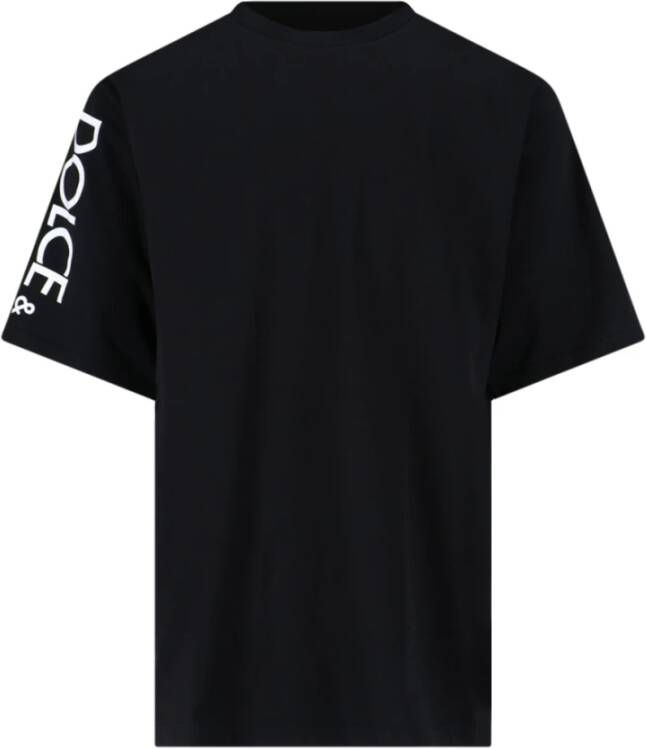 Dolce & Gabbana T-shirt with logo Zwart Heren