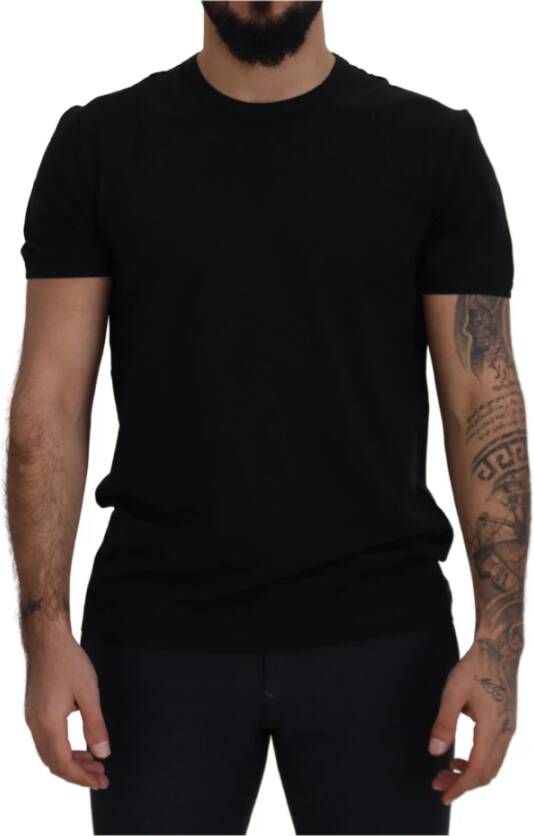Dolce & Gabbana Grijze Katoenen Korte Mouwen T-shirt Authentieke Stijl Gray Heren
