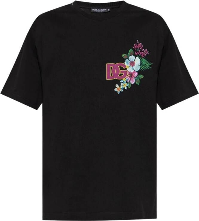 Dolce & Gabbana Stijlvolle Zwarte Sicily T-Shirt voor Heren Black Heren