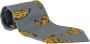 Dolce & Gabbana Blauw Geel Bananenprint Zijden Stropdas Blue Heren - Thumbnail 1