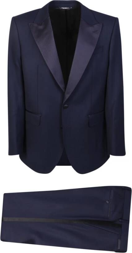 Dolce & Gabbana Tijdloos blauw pak voor heren Blauw Heren
