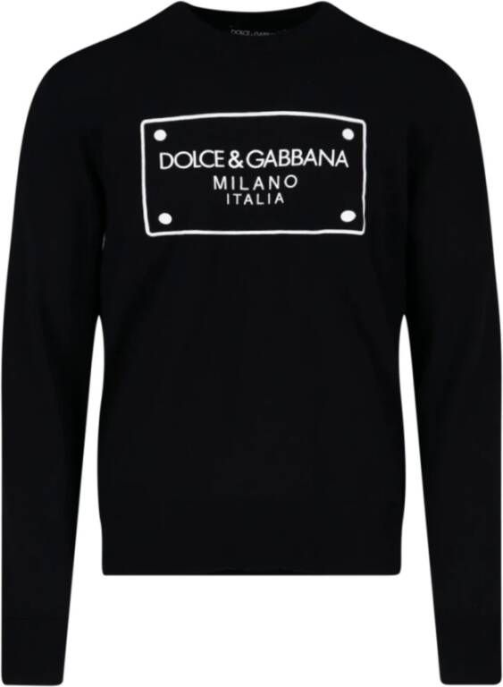 Dolce & Gabbana Topje met lange mouwen Zwart Heren