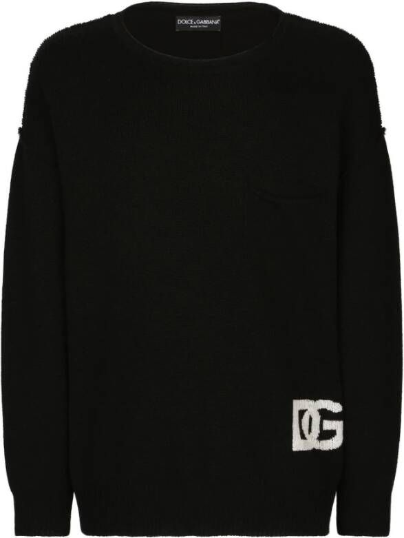 Dolce & Gabbana Truien met ronde hals Zwart Heren