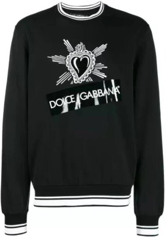 Dolce & Gabbana Truien met ronde hals Zwart Heren