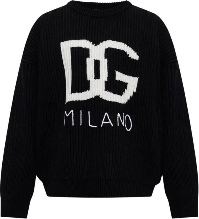 Dolce & Gabbana Truien met ronde hals Zwart Heren