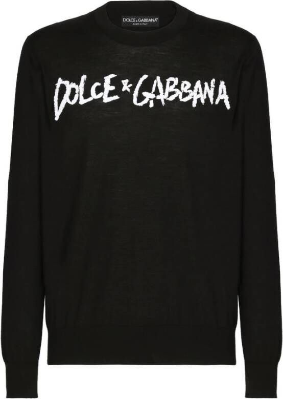 Dolce & Gabbana Upgrade je casual garderobe met Black Sicily Sweatshirt Black Heren